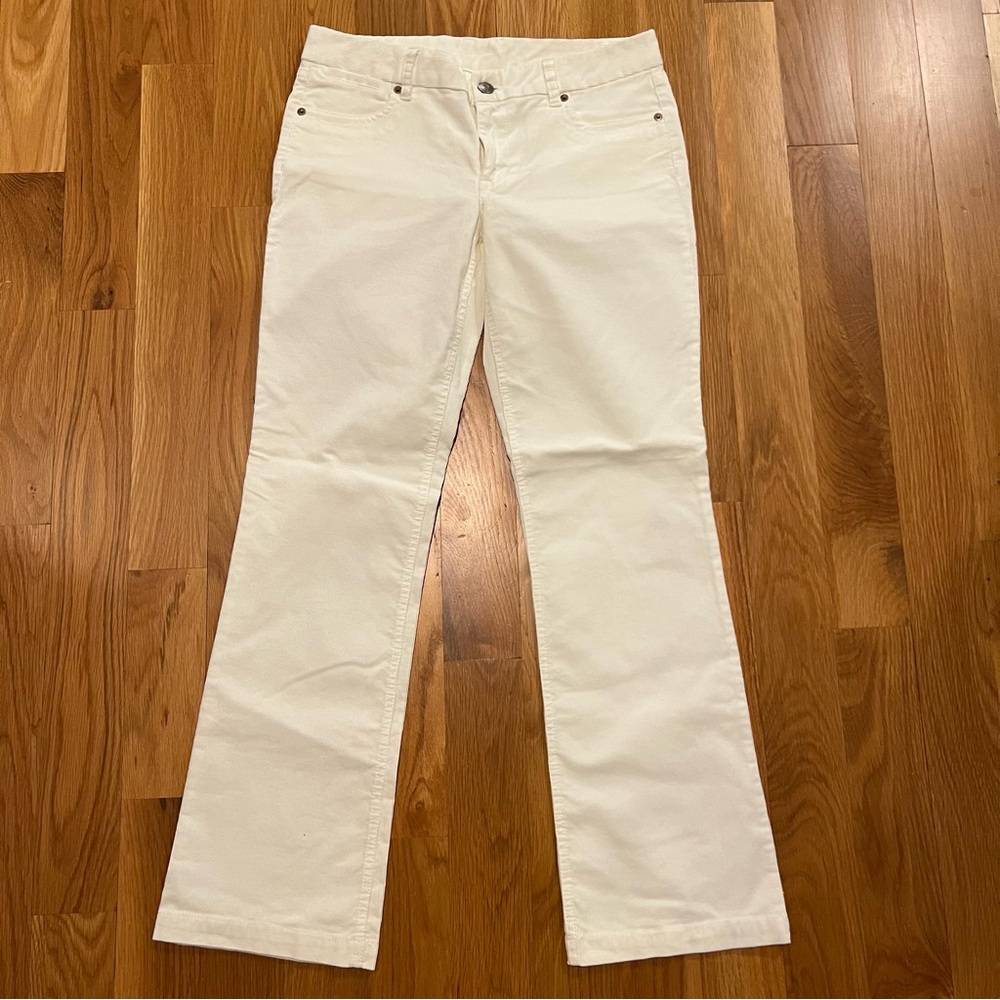 Women's Cream Corduroy Jeans